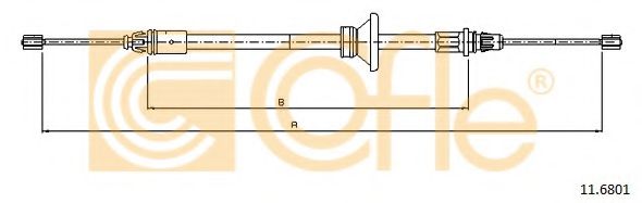 Cablu, frana de parcare 2