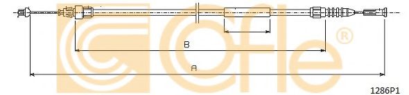 1286P1 Cablu, capota motor COFLE 