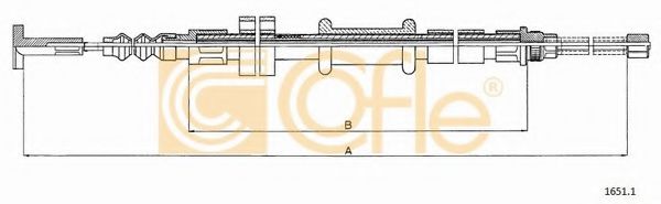 Cablu, frana de parcare 2