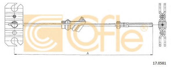Cablu, frana de parcare 2