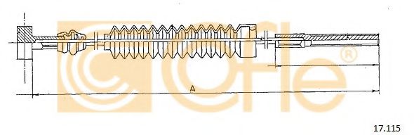 Cablu, frana de parcare 2