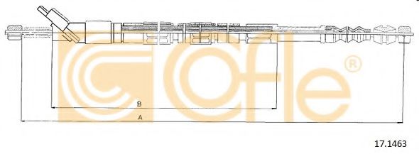Cablu, frana de parcare 2