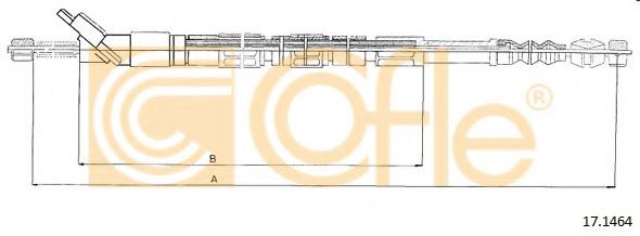 Cablu, frana de parcare 2