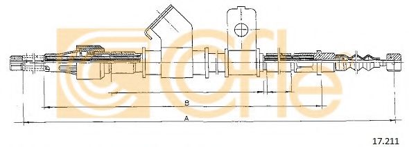 Cablu, frana de parcare 2