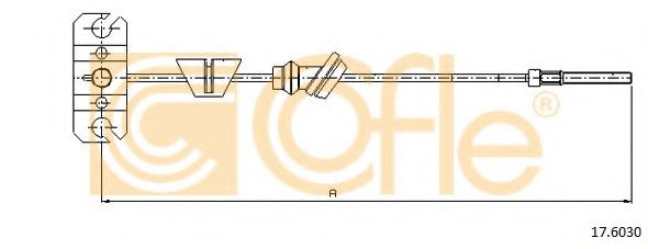 Cablu, frana de parcare 2