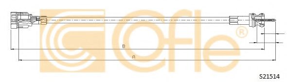 S21514 arbore tahometru COFLE 