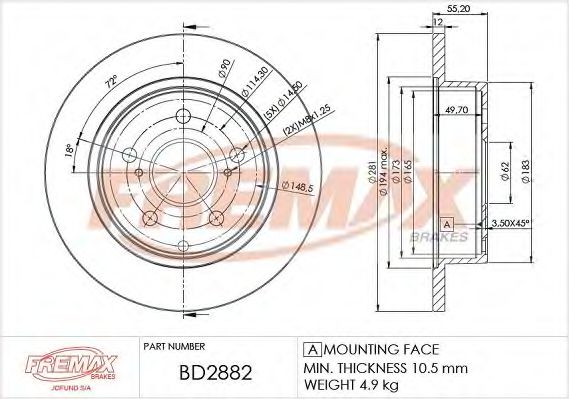 Disc frana