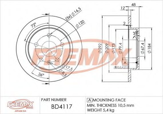 Disc frana