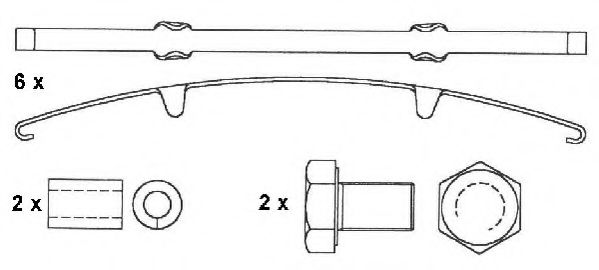 set placute frana,frana disc 2