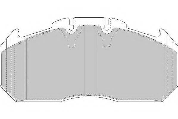 set placute frana,frana disc 2