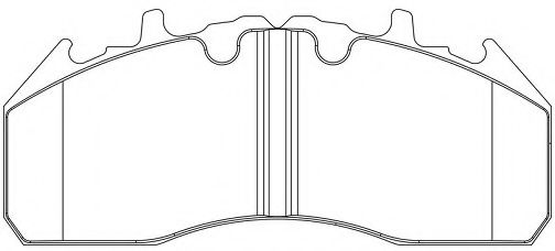 set placute frana,frana disc 2