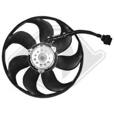 2213202 Ventilator, radiator DIEDERICHS 