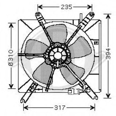 Ventilator, radiator
