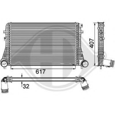 Intercooler, compresor