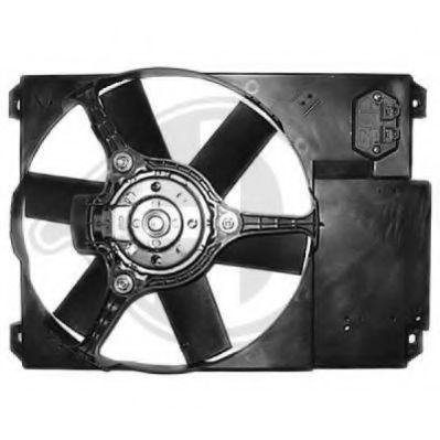 8348103 Ventilator, radiator DIEDERICHS 