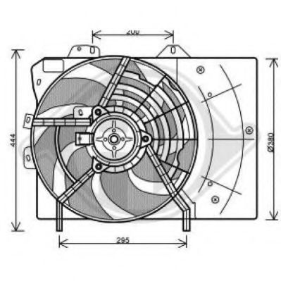Ventilator, radiator