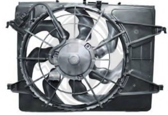 8655305 Ventilator, radiator DIEDERICHS 