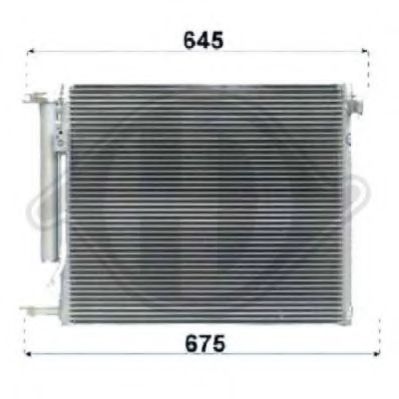 8692600 Condensator, climatizare DIEDERICHS 