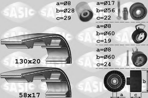 1756050 Set curea de distributie SASIC 