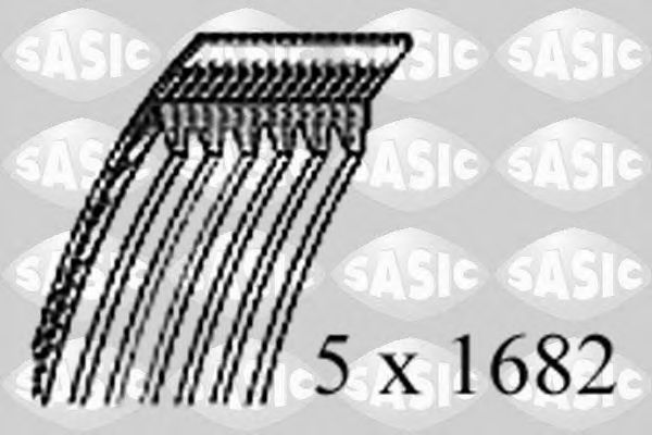 1776051 Curea transmisie cu caneluri SASIC 