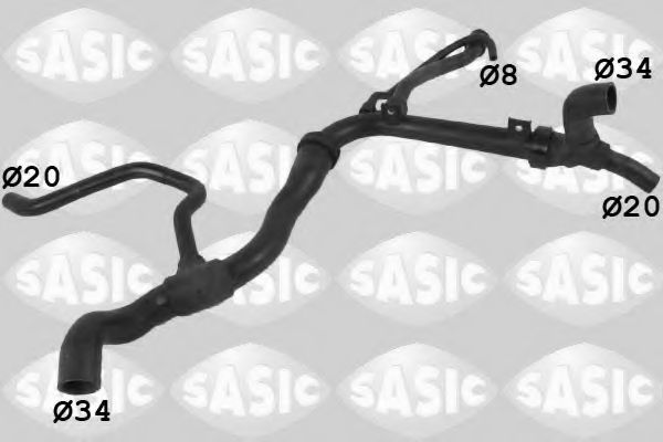 3406351 Furtun radiator SASIC 