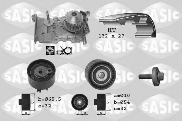 Set pompa apa + curea dintata