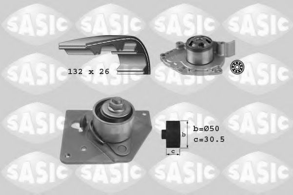 Set pompa apa + curea dintata