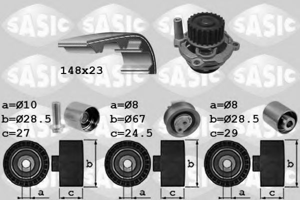 Set pompa apa + curea dintata