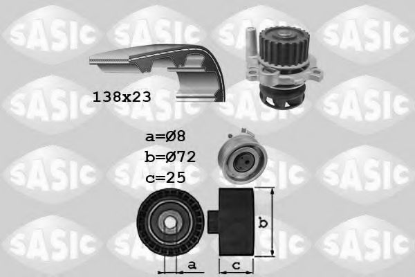 Set pompa apa + curea dintata