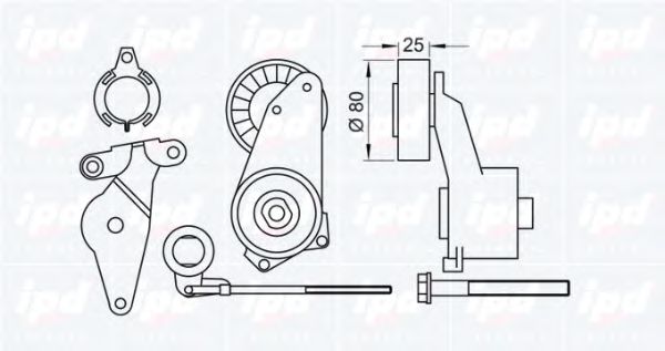 Intinzator curea, curea distributie 2