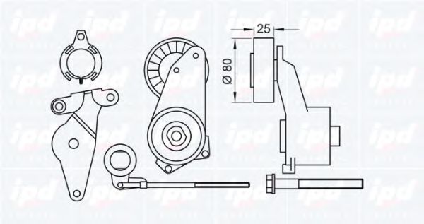Intinzator curea, curea distributie 2