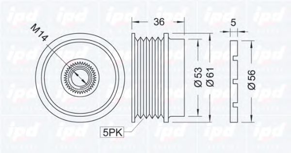 Sistem roata libera, generator 2