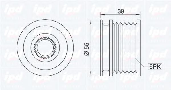 Sistem roata libera, generator 2