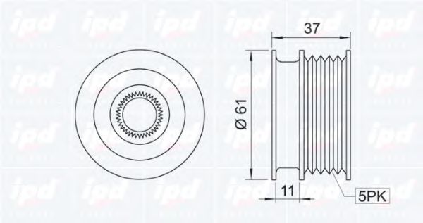Sistem roata libera, generator 2