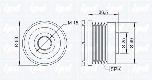 Sistem roata libera, generator 2