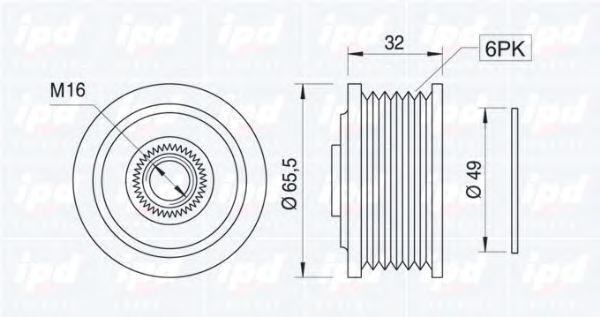 Sistem roata libera, generator 2