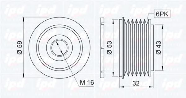 Sistem roata libera, generator 2