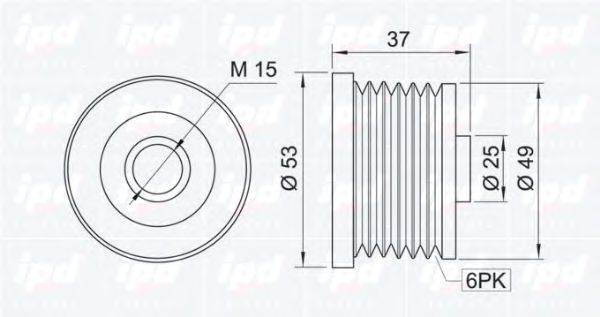 Sistem roata libera, generator 2