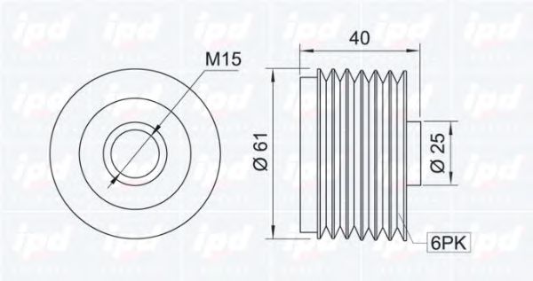 Sistem roata libera, generator 2