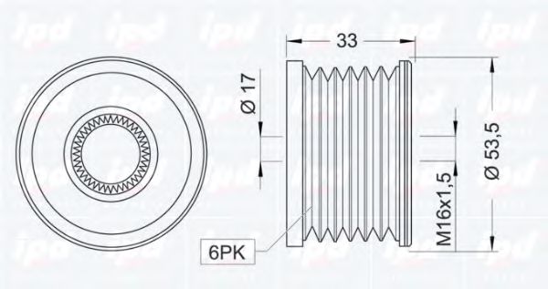Sistem roata libera, generator 2