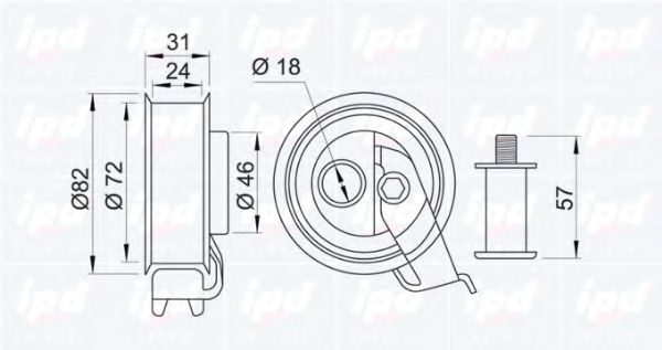 rola intinzator,curea distributie 2