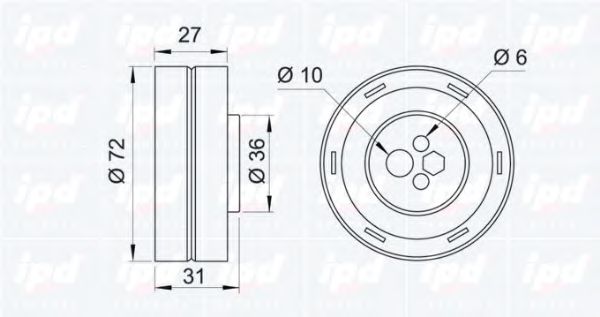 rola intinzator,curea distributie 2