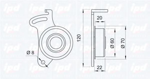 rola intinzator,curea distributie 2