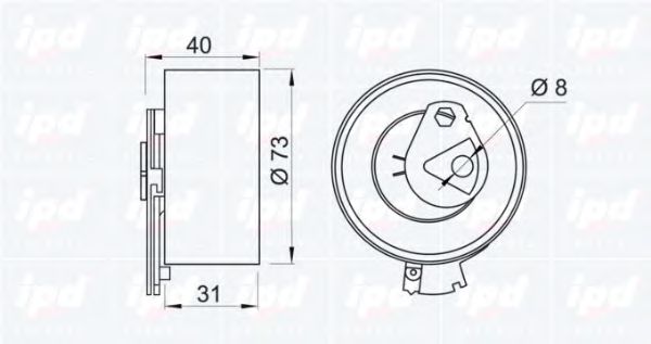 rola intinzator,curea distributie 2