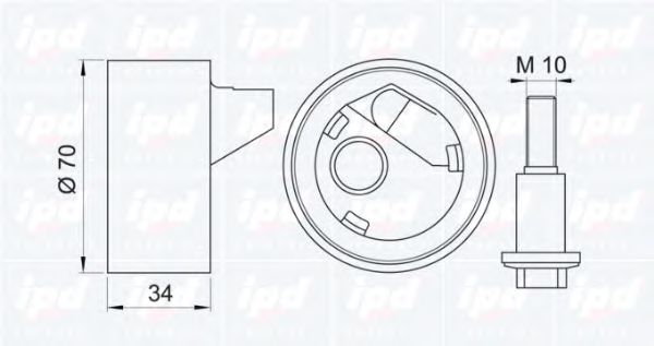 rola intinzator,curea distributie 2