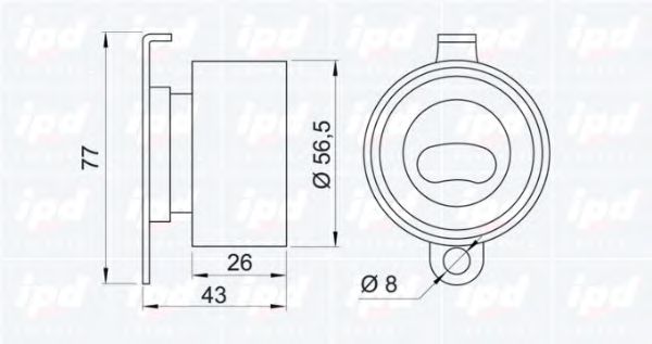rola intinzator,curea distributie 2
