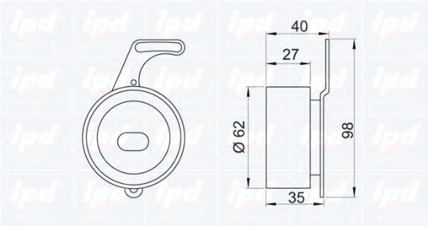 rola intinzator,curea distributie 2