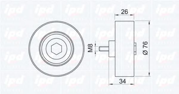 Rola ghidare/conducere, curea transmisie 2