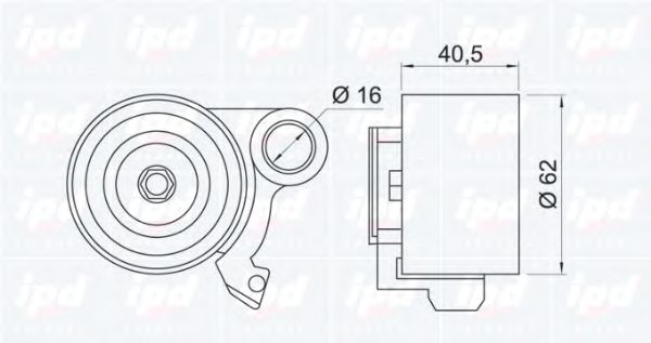 rola intinzator,curea distributie 2