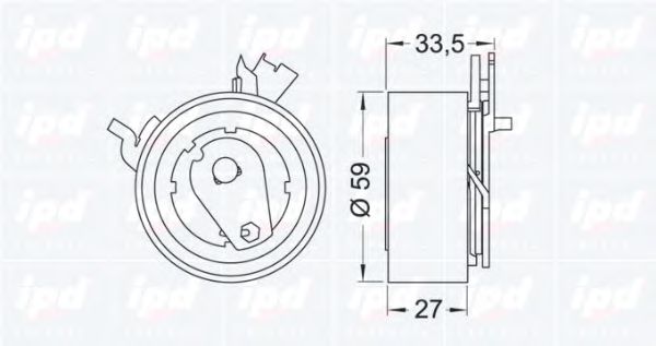 rola intinzator,curea distributie 2